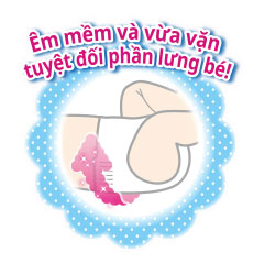 &Ecirc;m mềm v&agrave; vừa vặn tuyệt đối phần lưng b&eacute;!