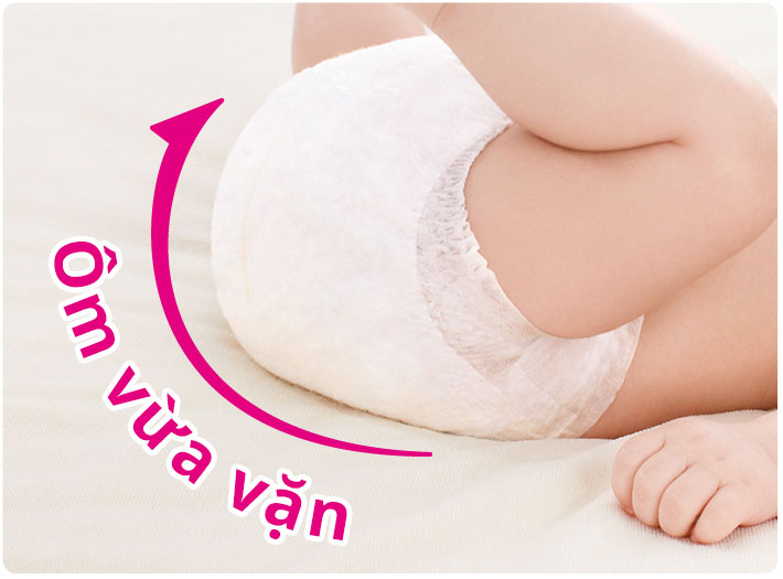 T&atilde; Moony &ocirc;m vừa vặn