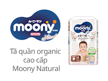 T&atilde; quần organic cao cấp Moony Natural