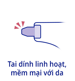 Tai d&iacute;nh linh hoạt, mềm mại với da