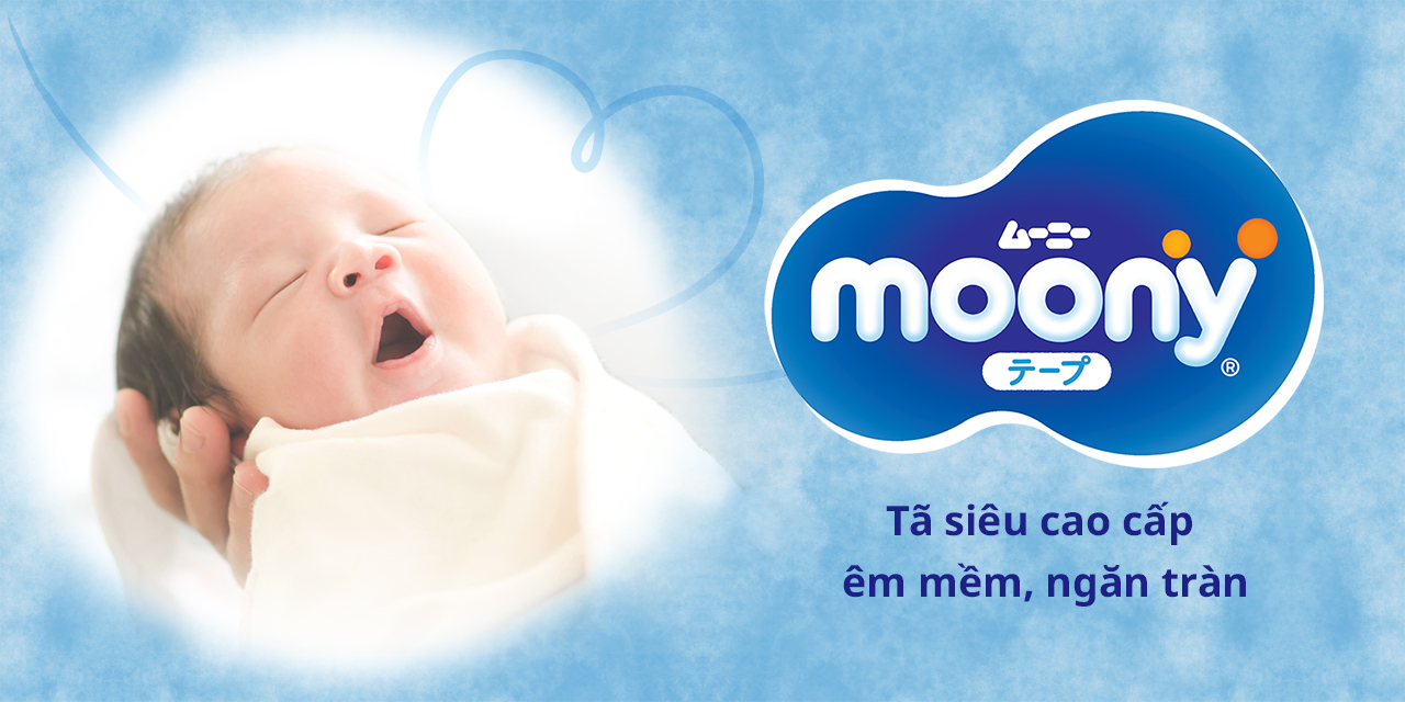 Moony Blue T&atilde; d&aacute;n D&agrave;nh cho trẻ sinh non (<3kg)