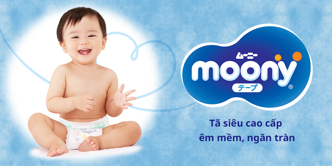 Moony Blue t&atilde; d&aacute;n Cỡ L