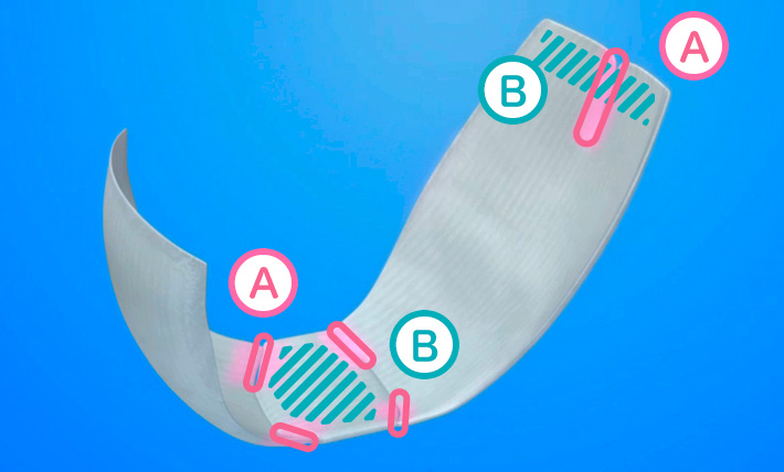 T&atilde; d&aacute;n Moony size M với C&ocirc;ng nghệ V-cut v&agrave; m&agrave;ng vải thun