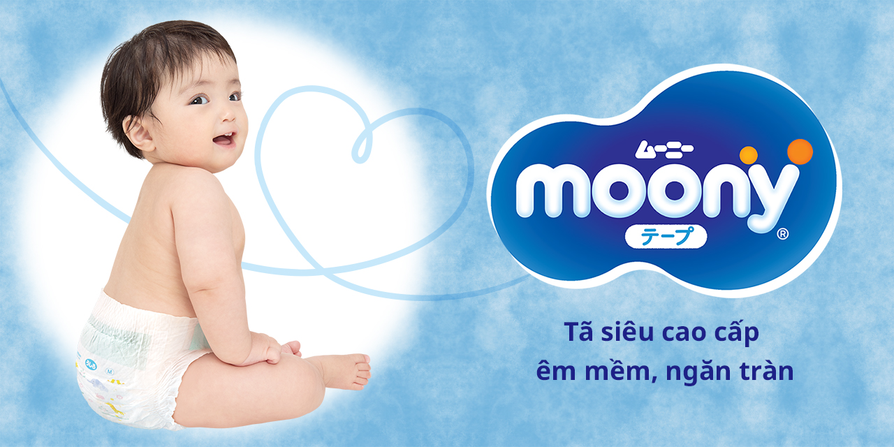Moony Blue t&atilde; d&aacute;n Cỡ M