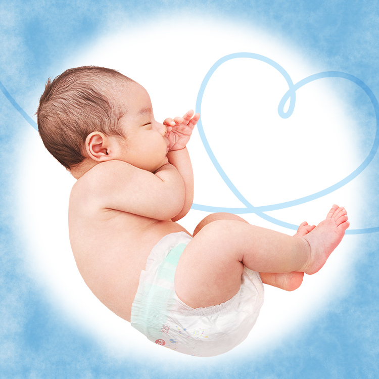 Moony Blue t&atilde; d&aacute;n Cho trẻ sơ sinh (Từ sơ sinh đến 5kg)