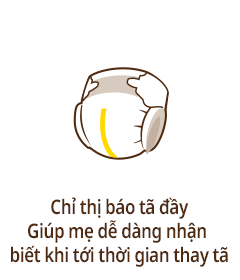 Chỉ thị b&aacute;o t&atilde; đầy Gi&uacute;p mẹ dễ d&agrave;ng nhận biết khi tới thời gian thay t&atilde;