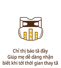 Chỉ thị b&aacute;o t&atilde; đầy Gi&uacute;p mẹ dễ d&agrave;ng nhận biết khi tới thời gian thay t&atilde;