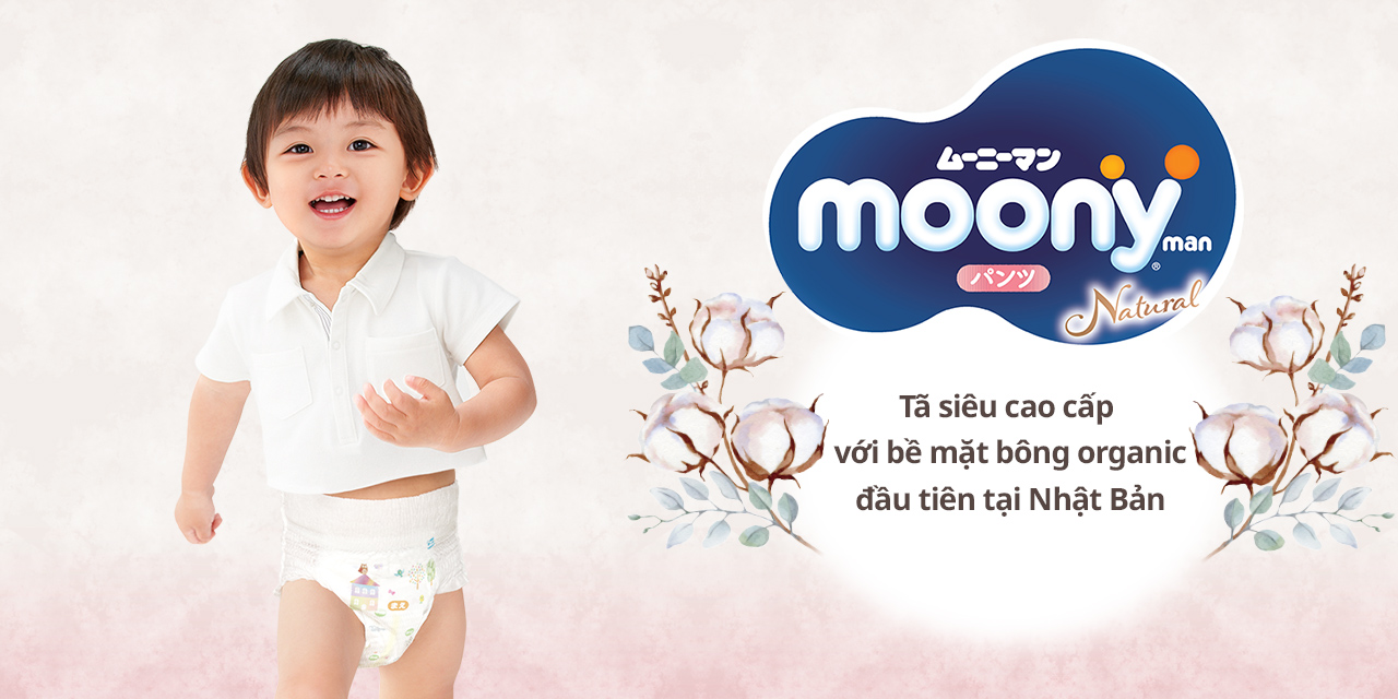 Moony Natural T&atilde; quần Cỡ XL