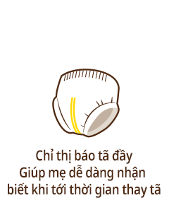 Chỉ thị b&aacute;o t&atilde; đầy Gi&uacute;p mẹ dễ d&agrave;ng nhận biết khi tới thời gian thay t&atilde;