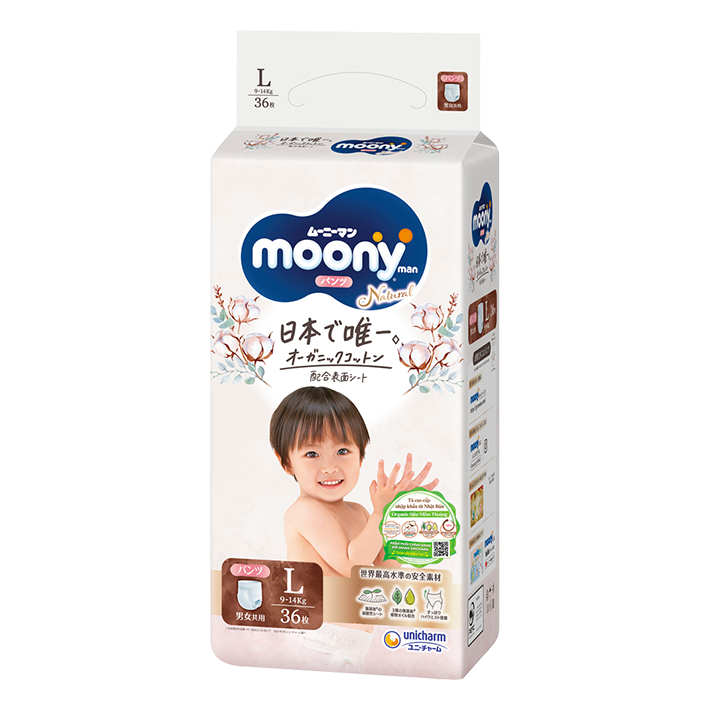 Moony Natural T&atilde; quần Cỡ L
